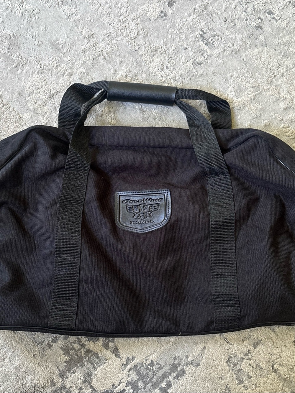 Black Honda Touring Duffel Bag — Sturdy Travel Carryall